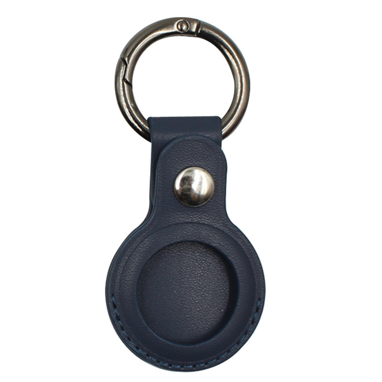 Luxury Airtag Leather Keychain